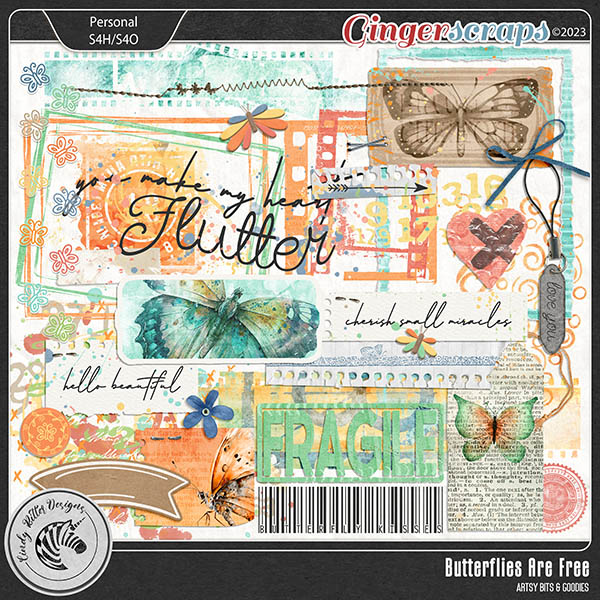 Butterflies Are Free [Artsy Bits and Misc] by Cindy Ritter