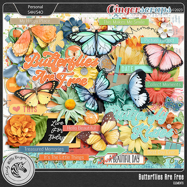 Butterflies Are Free [Elements] by Cindy Ritter