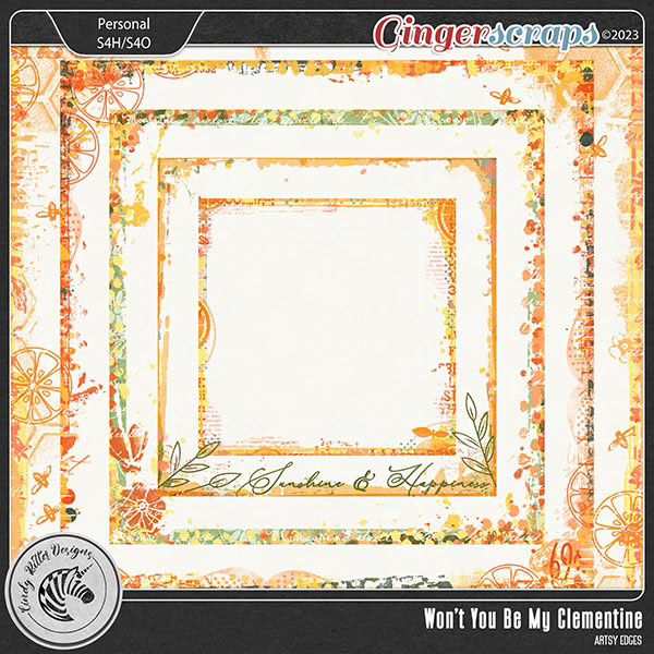Won't You Be My Clementine [Artsy Edges] by Cindy Ritter