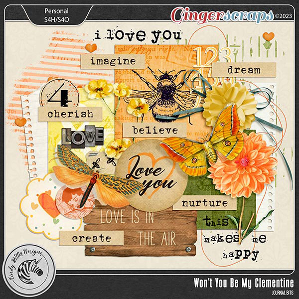 Won't You Be My Clementine [Journal Bits] by Cindy Ritter
