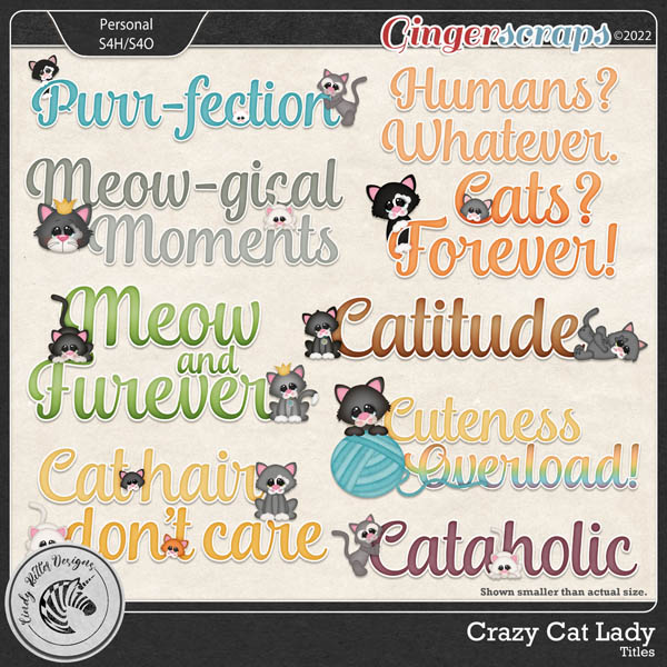Crazy Cat Lady [Titles] by Cindy Ritter