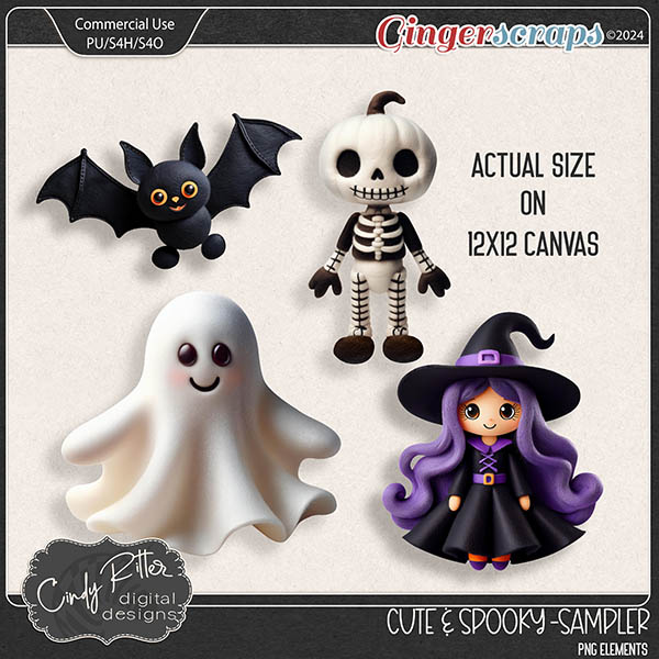 Cute & Spooky-Sampler [CU] by Cindy Ritter