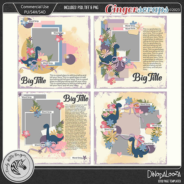 Dinopalooza [Templates] by Cindy Ritter