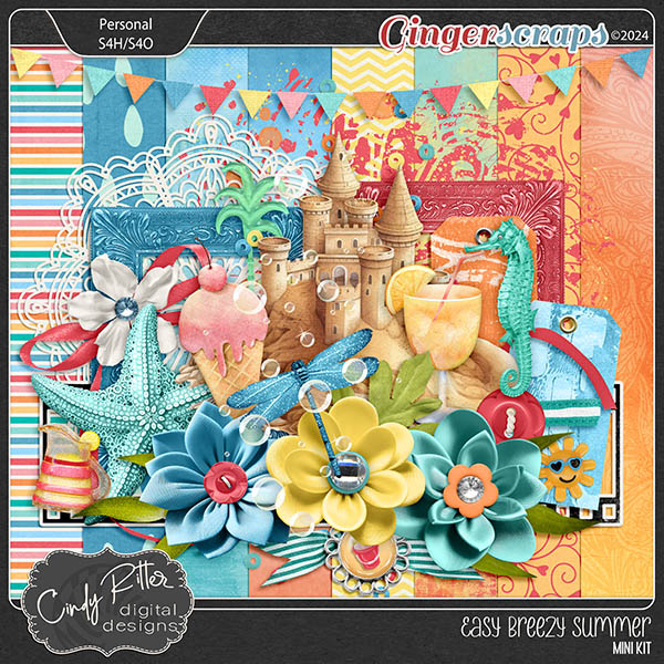 Easy Breezy Summer [Mini Kit 2] by Cindy Ritter 