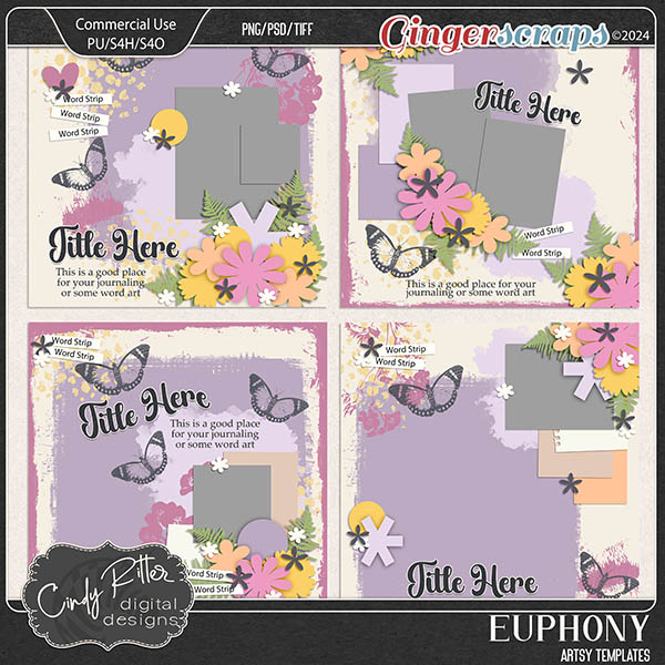 Euphony [Artsy Templates] by Cindy Ritter