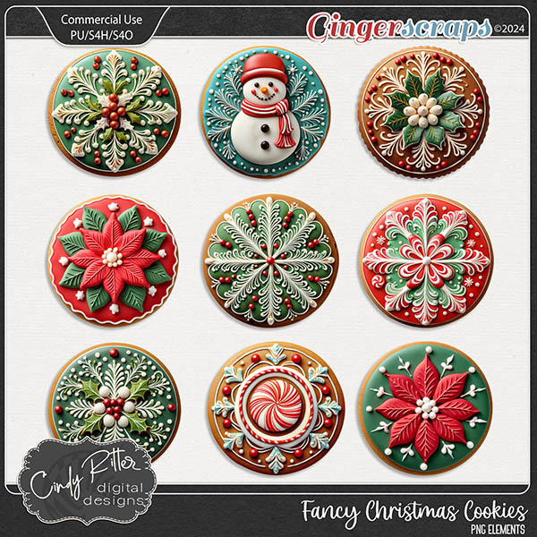 Fancy Christmas Cookies by Cindy Ritter