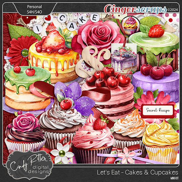 Let's Eat-Cakes & Cupcakes [Mini Kit] by Cindy Ritter