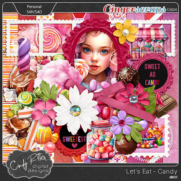 Let's Eat-Candy [Mini Kit] by Cindy Ritter 