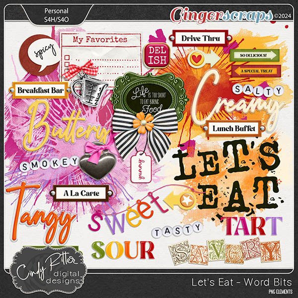 Let's Eat [Word Bits & Misc] by Cindy Ritter