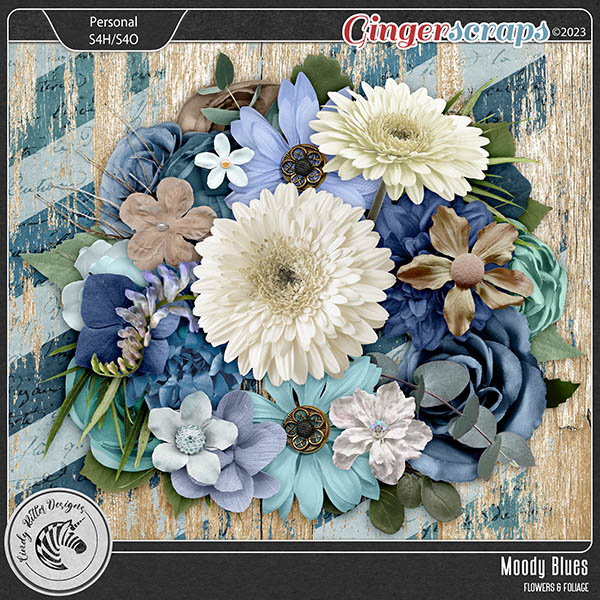 Moody Blues [Flowers & Foliage] by Cindy Ritter