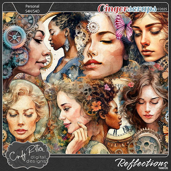 Reflections [Transfers] by Cindy Ritter 