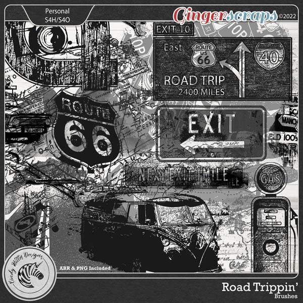 Road Trippin' [Brushes] by Cindy Ritter