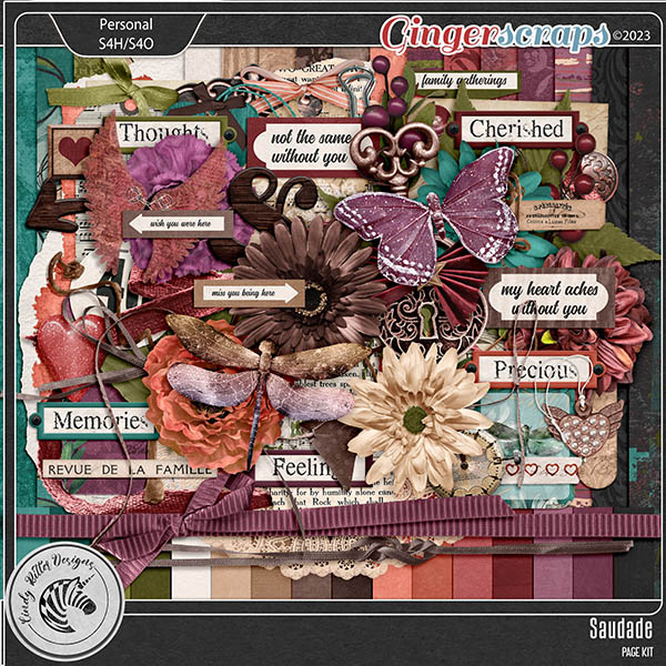 Saudade [Page Kit] by Cindy Ritter 