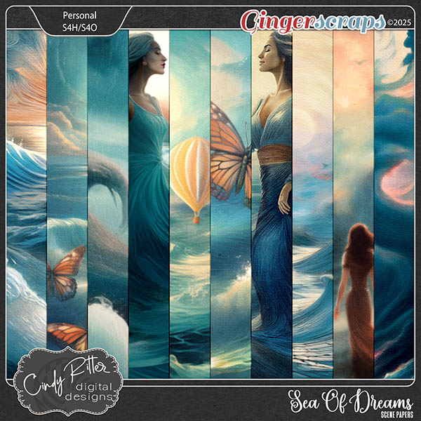 Sea Of Dreams [Scenic Papers] by Cindy Ritter