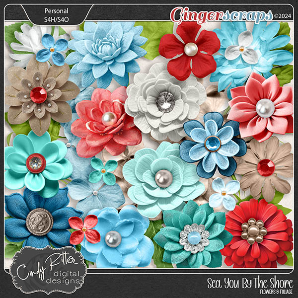 Sea You By The Shore [Flowers & Foliage] by Cindy Ritter