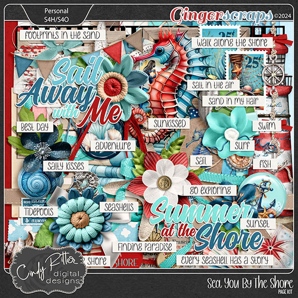 Sea You By The Shore [Kit] by Cindy Ritter 