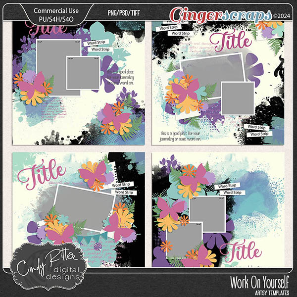 Work On Yourself [Artsy Templates] by Cindy Ritter