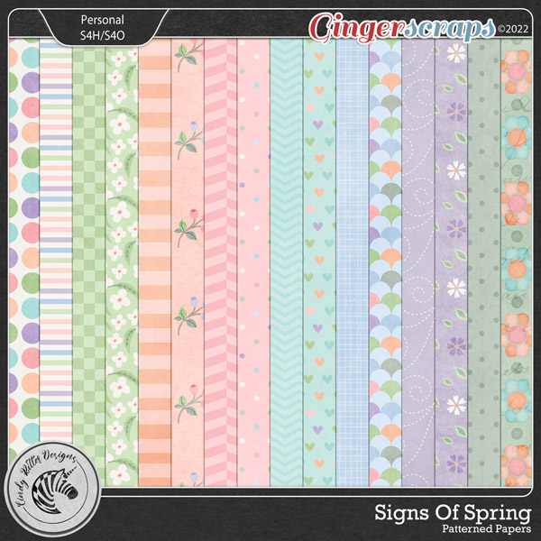 Signs of Spring [Patterned Papers] by Cindy Ritter      