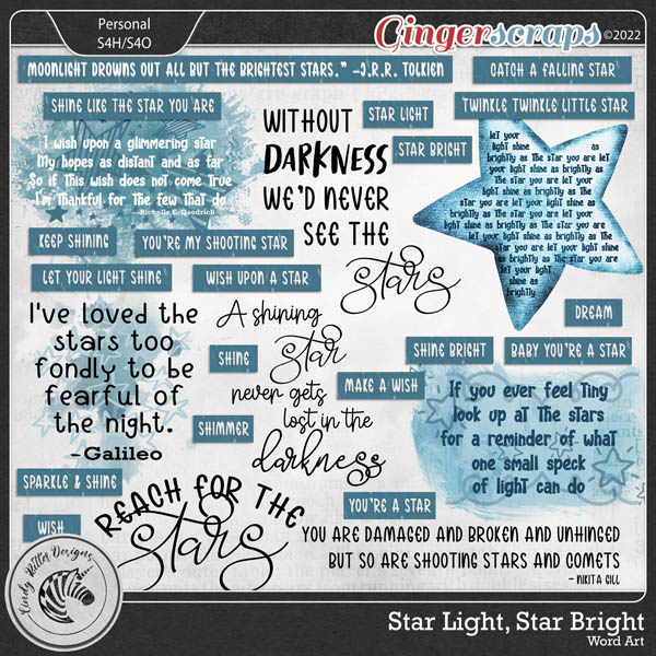 Star Light Star Bright [Word Art] by Cindy Ritter