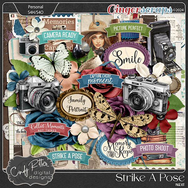 Strike A Pose [Kit] by Cindy Ritter