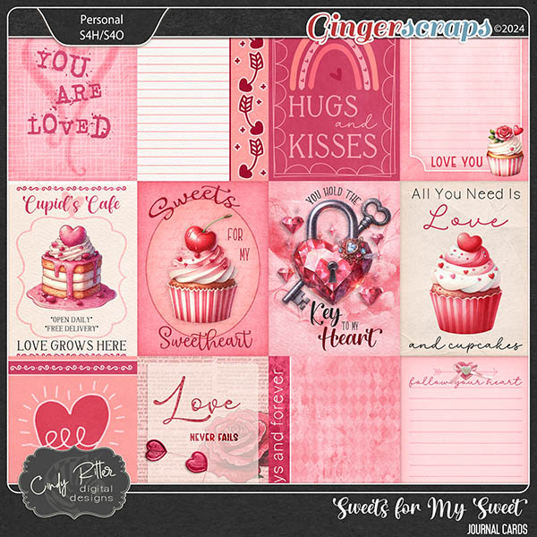 Sweets For My Sweet [Journal Cards] by Cindy Ritter