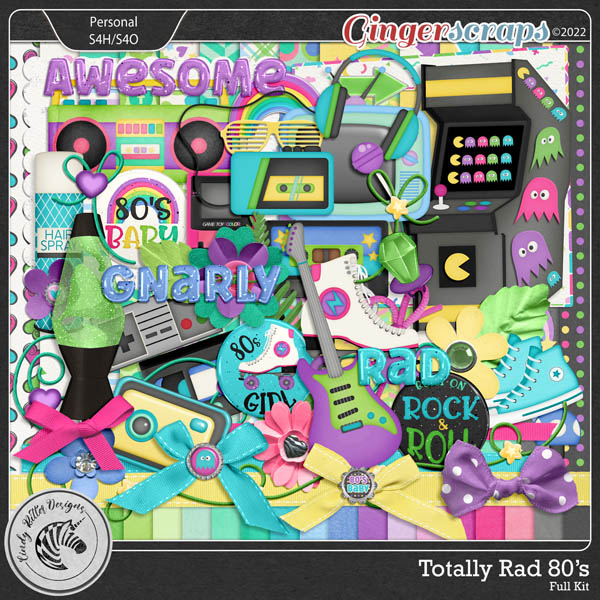 Totally Rad 80s [Kit] by Cindy Ritter 