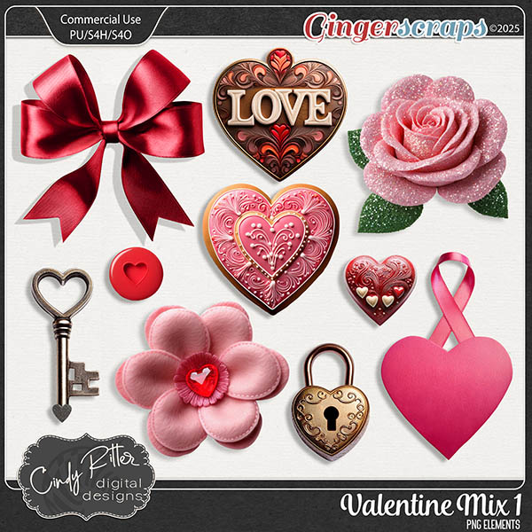 Valentine Mix 1 by Cindy Ritter [CU] 