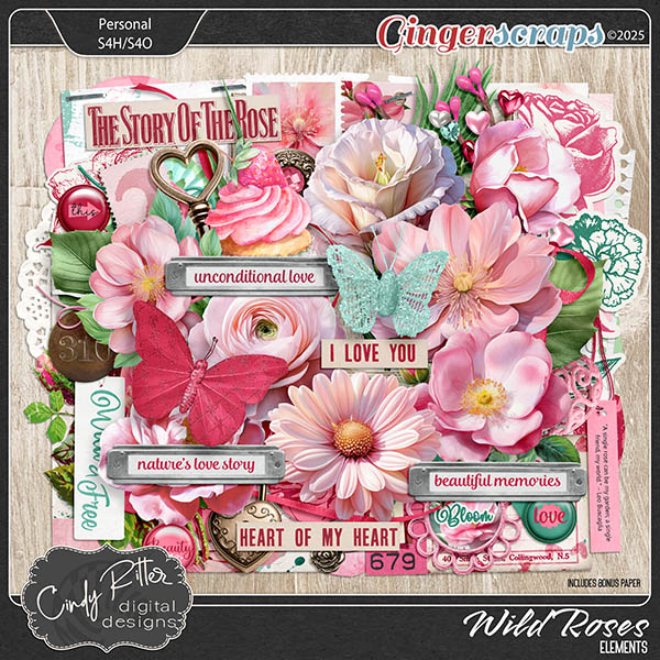 Wild Roses [Elements] by Cindy Ritter 