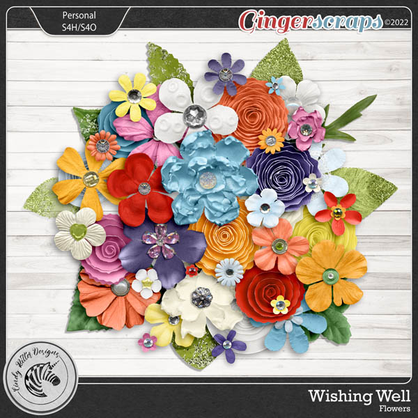 Wishing Well [Flowers and Foliage] by Cindy Ritter   