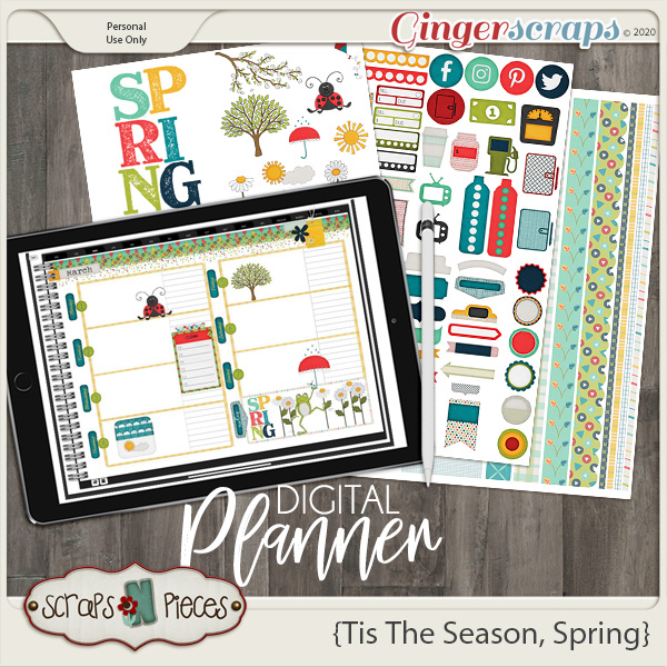 Tis The Season - Spring Planner - Scraps N Pieces