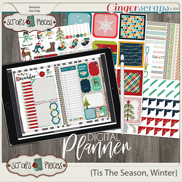 Tis The Season - Winter Planner - Scraps N Pieces