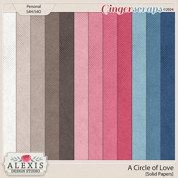 A Circle of Love - Solid Paper Pack