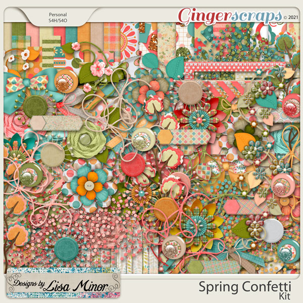 Spring Confetti from Designs by Lisa Minor
