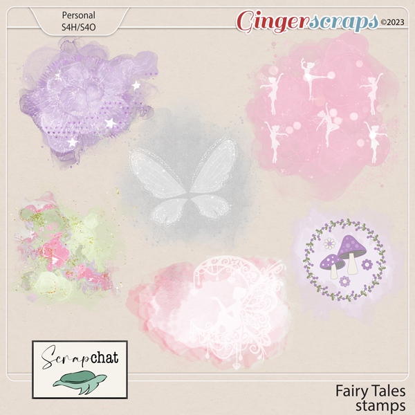 Fairy Tales Stamps by ScrapChat Designs