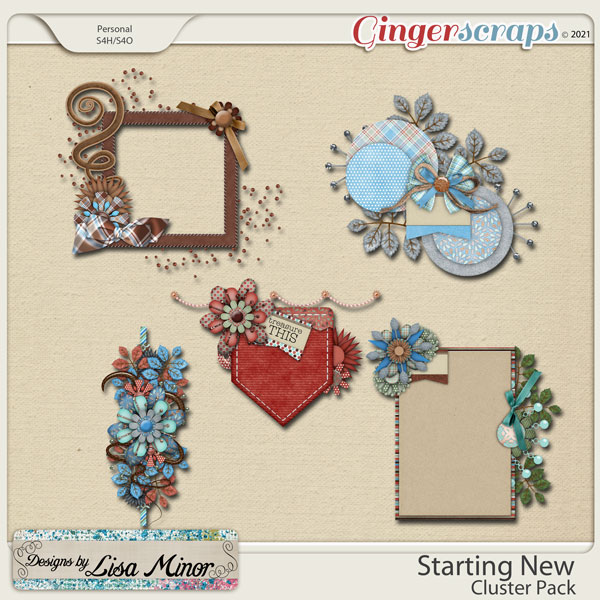 Starting New Cluster Pack from Designs by Lisa Minor