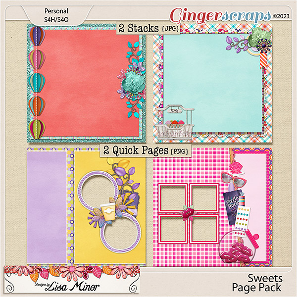 Sweets Page Pack from Designs by Lisa Minor
