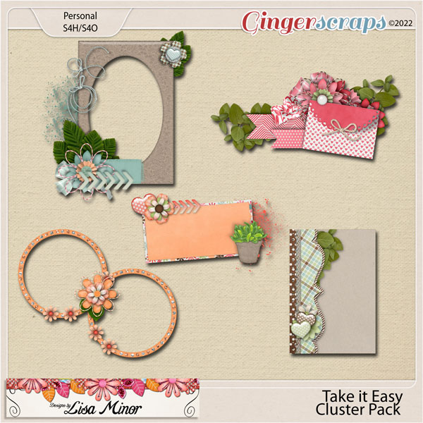 Take it Easy Cluster Pack from Designs by Lisa Minor