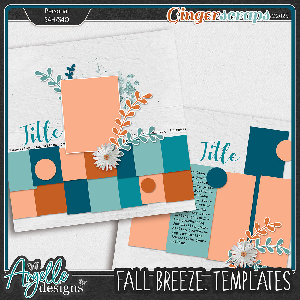 Fall Breeze Templates by Angelle Designs