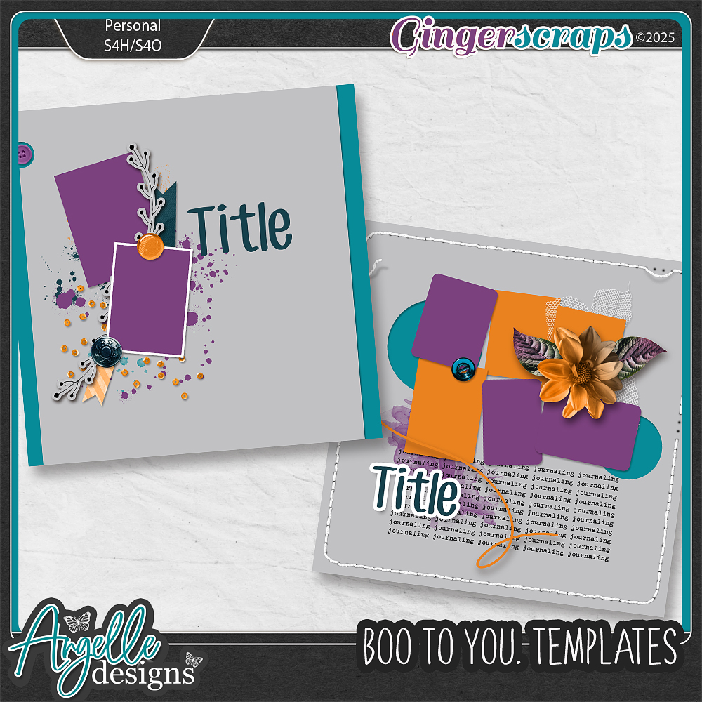 Boo to you Templates by Angelle Designs 