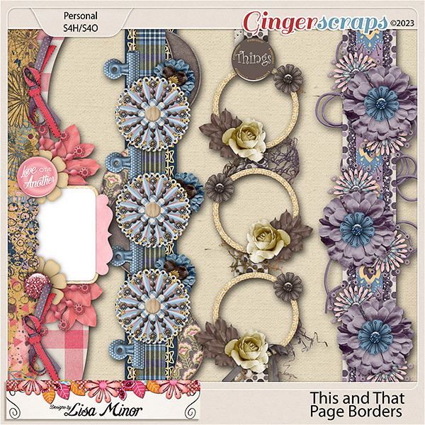 This and That Page Borders from Designs by Lisa Minor