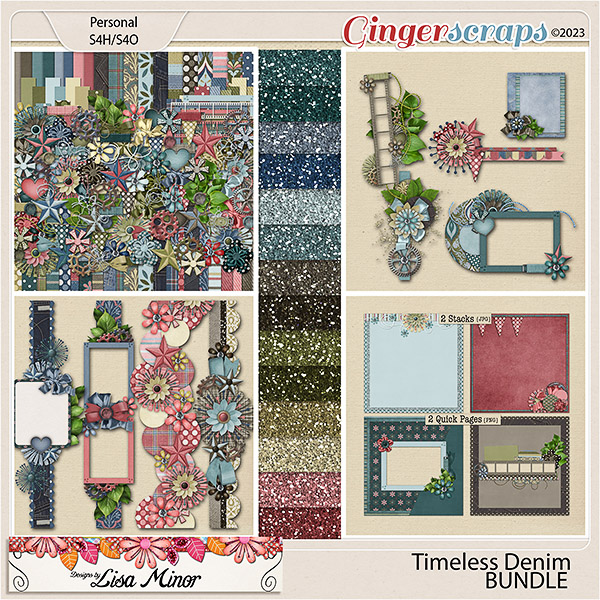 Timeless Denim BUNDLE from Designs by Lisa Minor