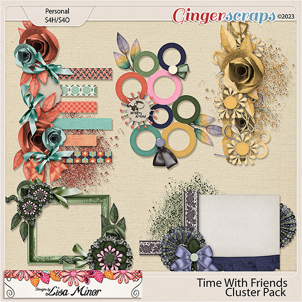 Time With Friends Cluster Pack from Designs by Lisa Minor