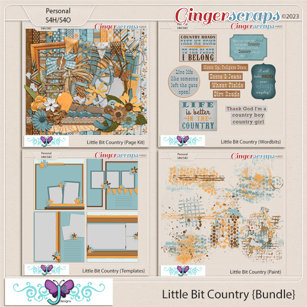 Little Bit Country {Bundle} by Triple J Designs