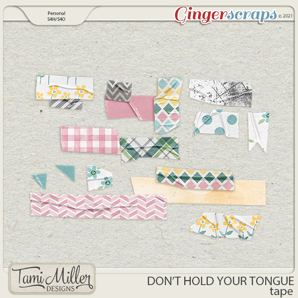 Don't Hold Your Tongue Washi Tape by Tami Miller Designs