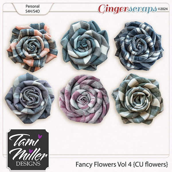 CU Fancy Flowers Vol 4 by Tami Miller-Designs