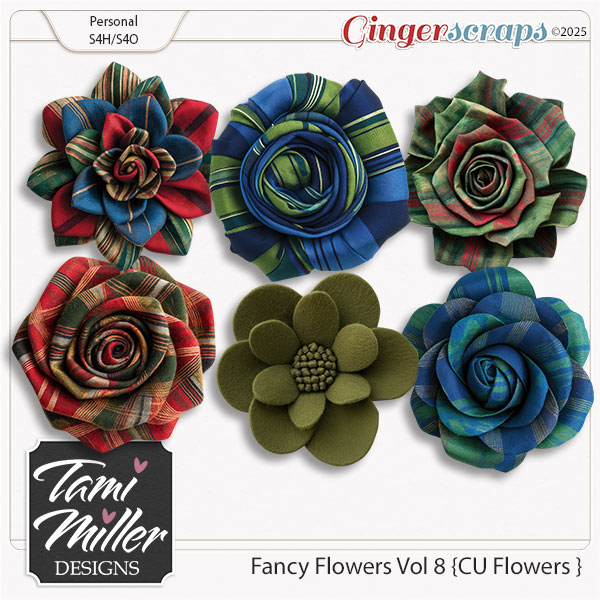 CU Fancy Flowers Vol 8 by Tami Miller-Designs