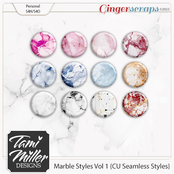 CU Marble Styles Vol 1 by Tami Miller Designs