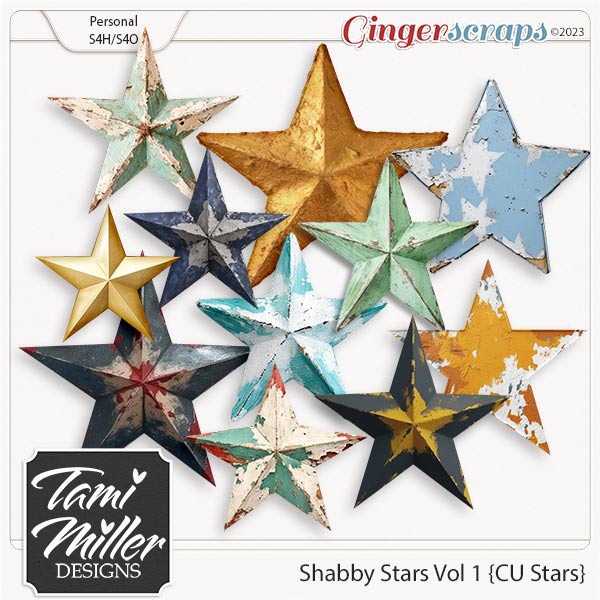 CU Shabby Stars Vol 1 by Tami Miller Designs