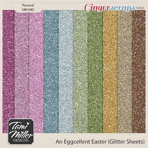 An Eggcellent Easter Glitter Sheets