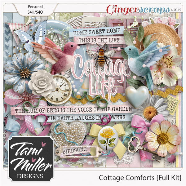 Cottage Comforts Full Kit by Tami Miller Designs